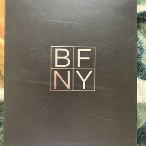 BFNY Knit Hat Cap, Scarf & Gloves Gift Box Set Women's Black/Gray One Size NEW